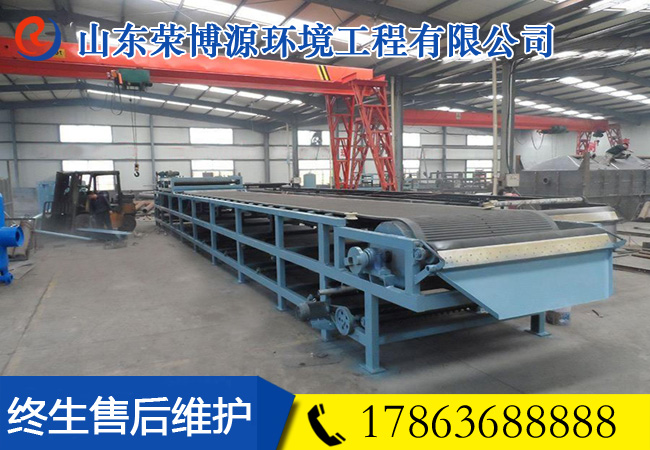 連續水平帶式真空過濾機